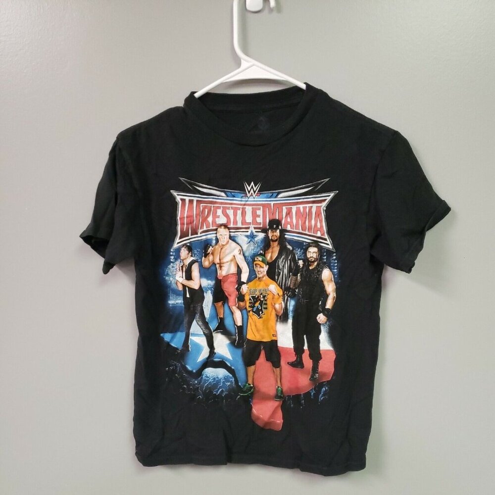 Wrestlemania T Shirt 2018 Cotton  Size Medium youth Black‎